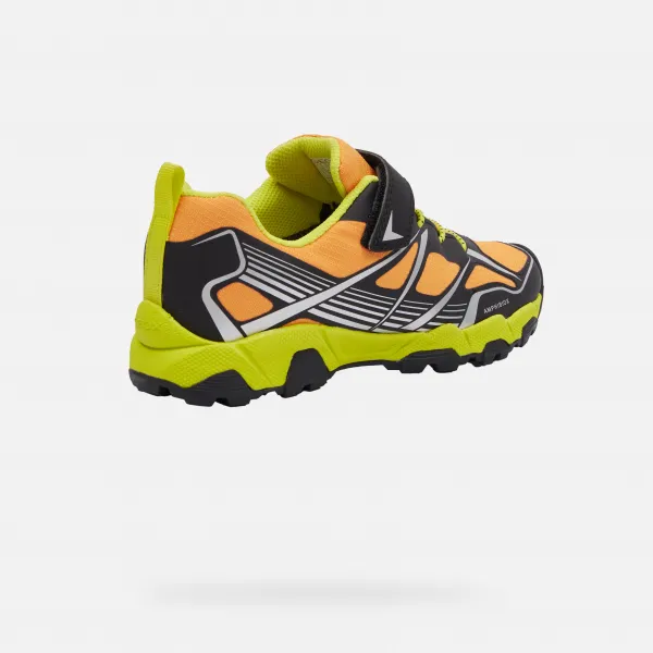 Yellow boys' sneakers Geox Magnetar B ABX - Boys