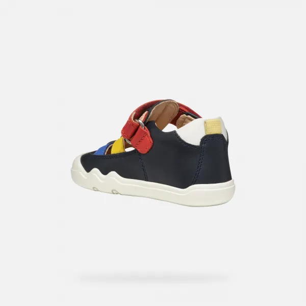 Dark Blue Boys' Barefoot Sneakers Geox Steppieup - Boys