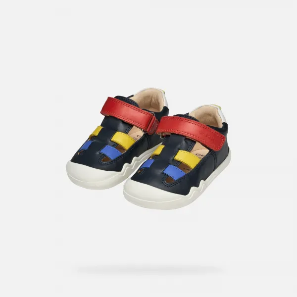 Dark Blue Boys' Barefoot Sneakers Geox Steppieup - Boys