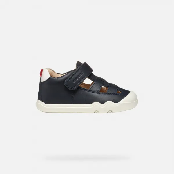 Dark blue boys' sneakers Geox Steppieup - Boys