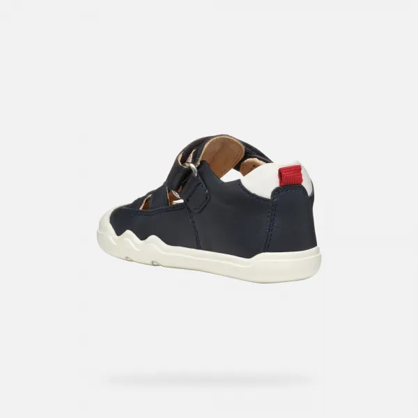Dark blue boys' sneakers Geox Steppieup - Boys