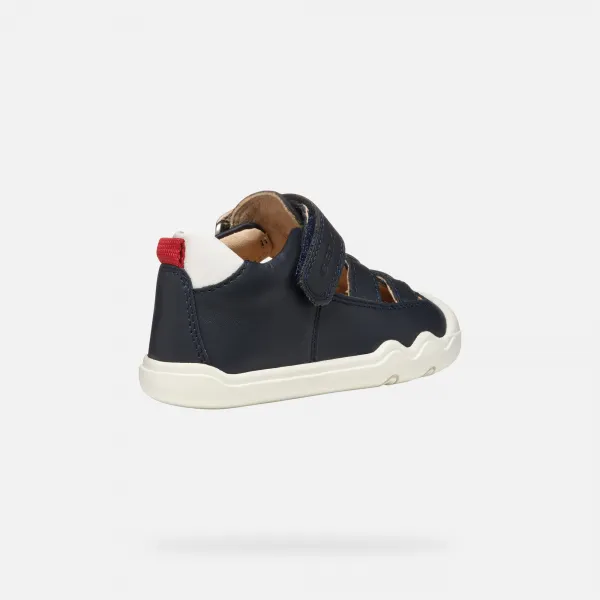 Dark blue boys' sneakers Geox Steppieup - Boys