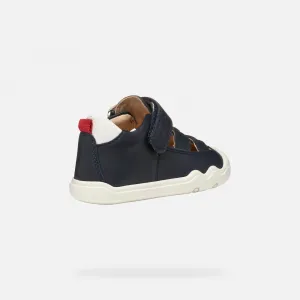 Dark blue boys' sneakers Geox Steppieup - Boys