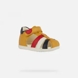 Boys first steps Geox Macchia Yellow - Boys