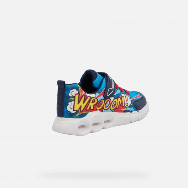 Blue boys' sneakers Geox Wroom - Boys