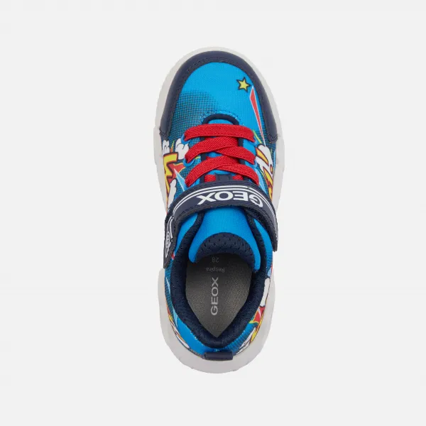 Blue boys' sneakers Geox Wroom - Boys