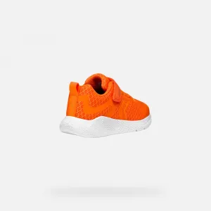 Orange boys' sneakers Geox Sprintye - Boys