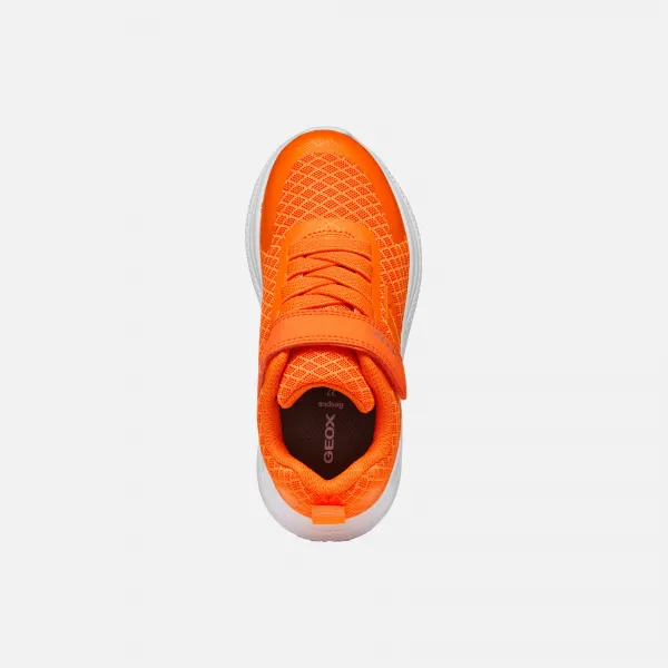 Orange boys' sneakers Geox Sprintye - Boys