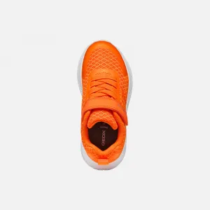 Orange boys' sneakers Geox Sprintye - Boys