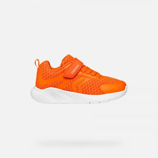 Orange boys' sneakers Geox Sprintye - Boys