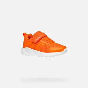 Orange boys' sneakers Geox Sprintye - Boys