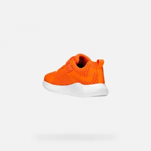 Orange boys' sneakers Geox Sprintye - Boys