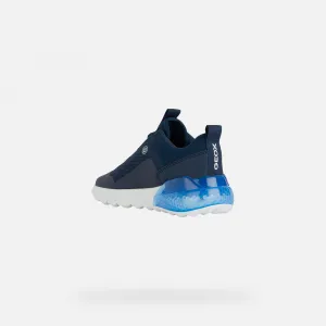 Dark blue boys' sneakers Geox Activart Illuminus - Boys