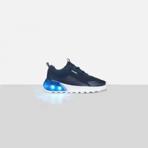 Dark blue boys' sneakers Geox Activart Illuminus - Boys