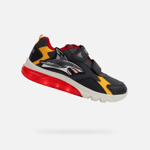 Black boys' sneakers Geox Ciberdron - Boys