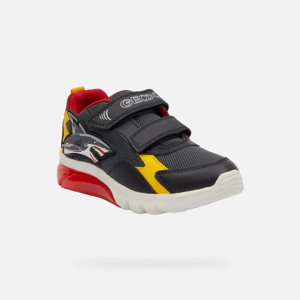 Black boys' sneakers Geox Ciberdron - Boys