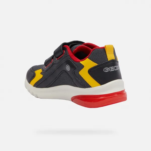 Black boys' sneakers Geox Ciberdron - Boys