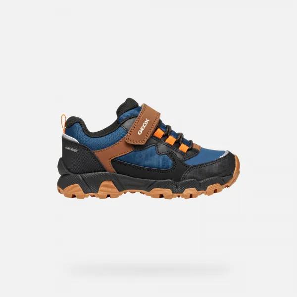 Dark blue boys' sneakers Geox Magnetar B ABX - Boys