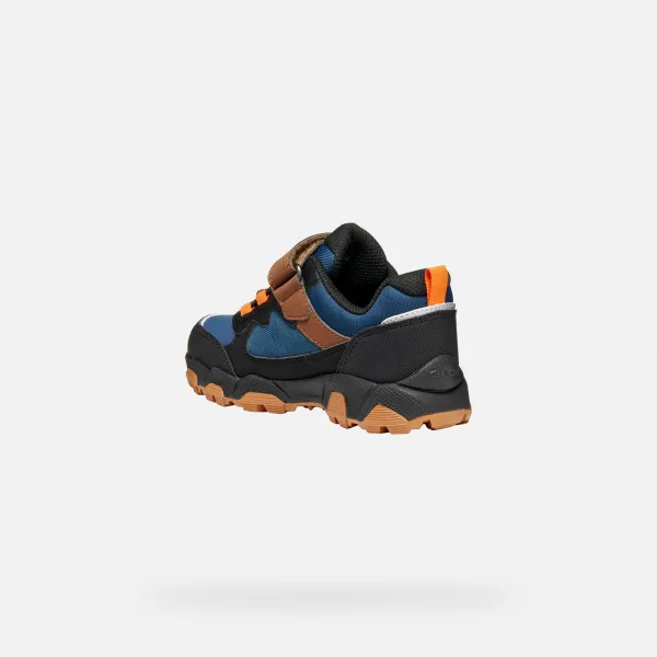Dark blue boys' sneakers Geox Magnetar B ABX - Boys