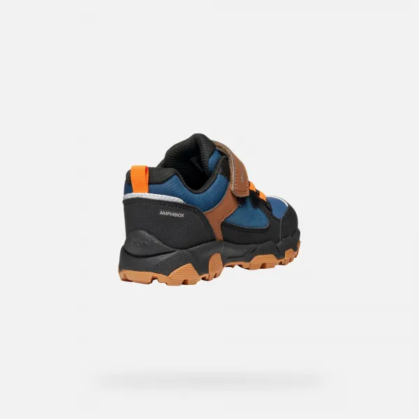 Dark blue boys' sneakers Geox Magnetar B ABX - Boys