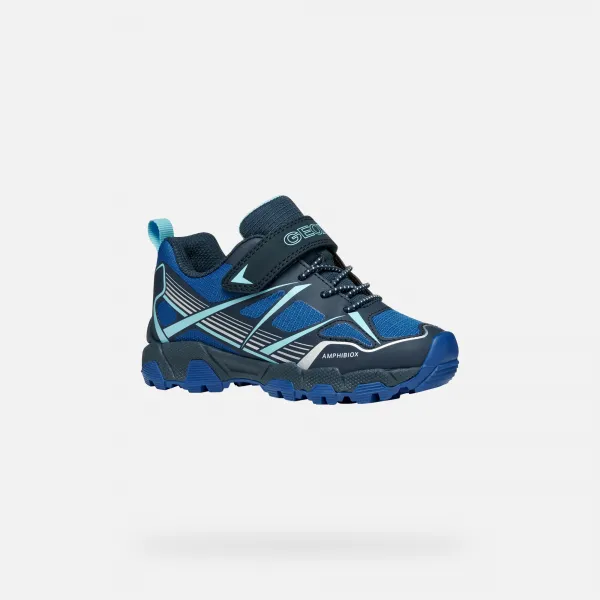 Dark blue boys' sneakers Geox Magnetar B ABX - Boys