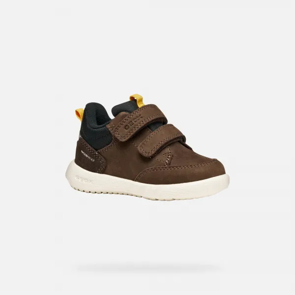 Boys first steps Geox Hyroo WPF Brown - Boys