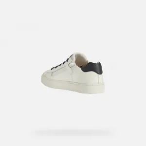 White boys' sneakers Geox Nashik - Boys