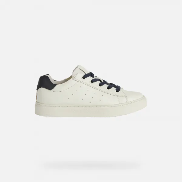White boys' sneakers Geox Nashik - Boys