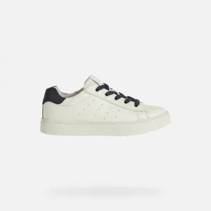 White boys' sneakers Geox Nashik - Boys