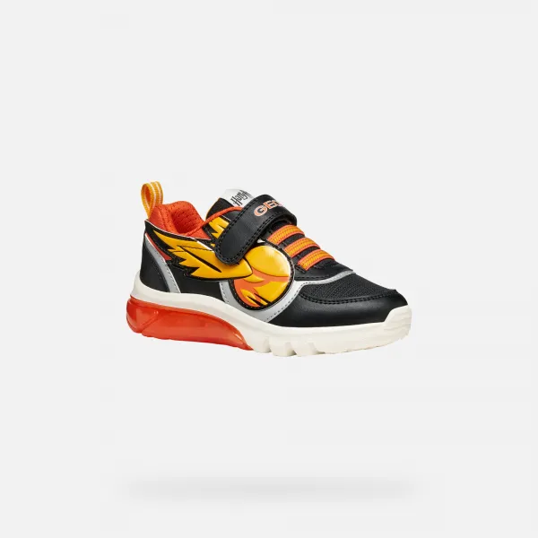 Black boys' sneakers Geox Ciberdron Harry Potter - Boys