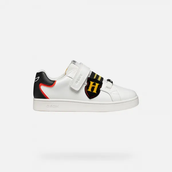 White boys' sneakers Geox Eclyper Harry Potter - Boys