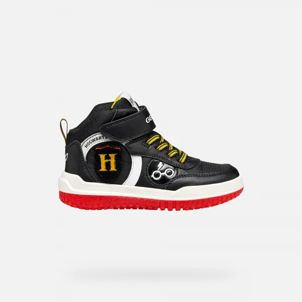 Black boys' sneakers Geox Buzzerlight Harry Potter - Boys