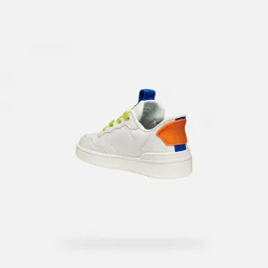 White boys' sneakers Geox Washiba Fast In - Boys