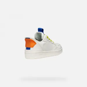 White boys' sneakers Geox Washiba Fast In - Boys