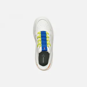 White boys' sneakers Geox Washiba Fast In - Boys