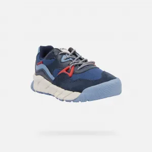 Blue boys' sneakers Geox Flexyper Pro Boy - Boys