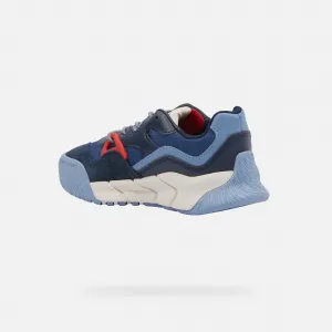 Blue boys' sneakers Geox Flexyper Pro Boy - Boys