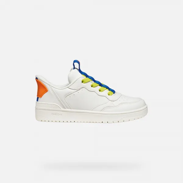 White boys' sneakers Geox Washiba Fast In - Boys