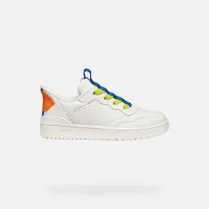 White boys' sneakers Geox Washiba Fast In - Boys