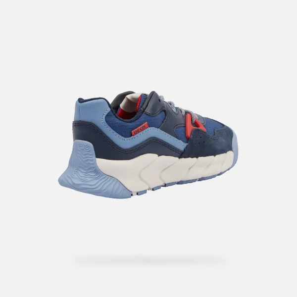 Blue boys' sneakers Geox Flexyper Pro Boy - Boys