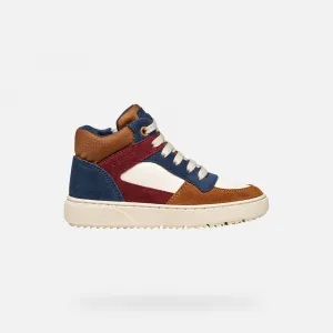 Light brown boys' sneakers Geox Theleven - Boys