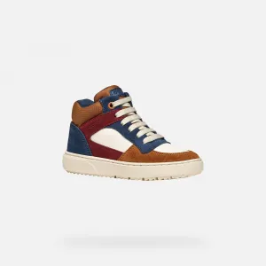 Light brown boys' sneakers Geox Theleven - Boys