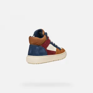 Light brown boys' sneakers Geox Theleven - Boys