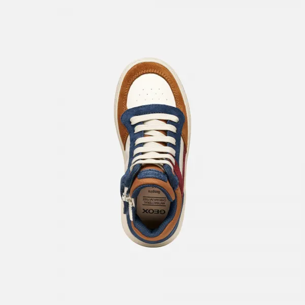 Light brown boys' sneakers Geox Theleven - Boys
