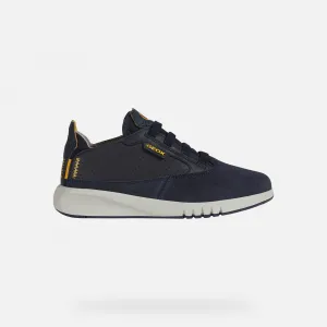 Dark blue boys' sneakers Geox Aeranter - Boys