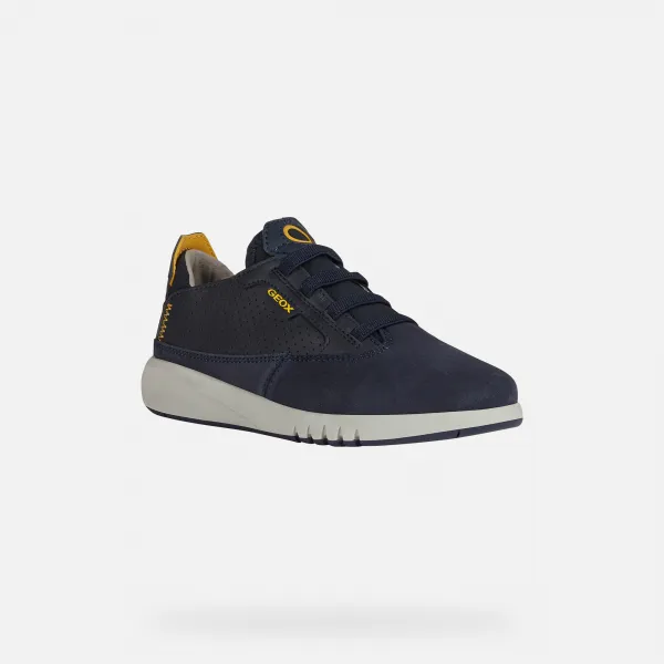 Dark blue boys' sneakers Geox Aeranter - Boys