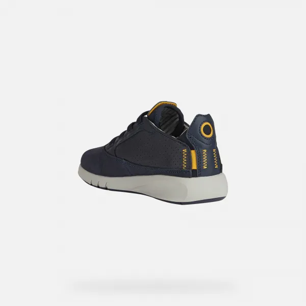 Dark blue boys' sneakers Geox Aeranter - Boys