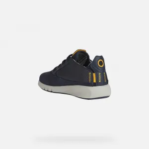 Dark blue boys' sneakers Geox Aeranter - Boys