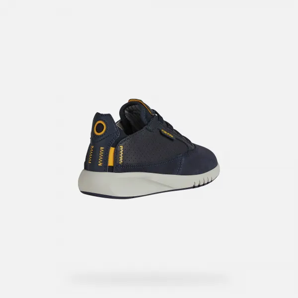 Dark blue boys' sneakers Geox Aeranter - Boys