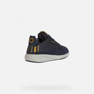 Dark blue boys' sneakers Geox Aeranter - Boys